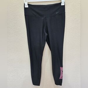 Nike Dri-Fit Oklahoma Red and Black Leggings for Performance
